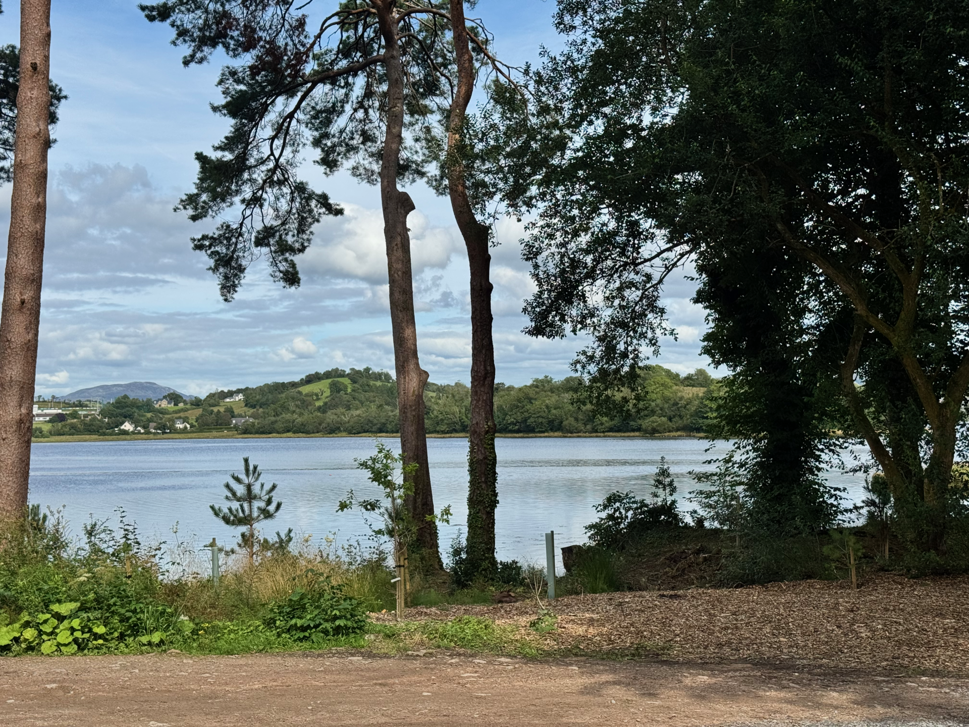 A view from near of entrance of the Mac Manus Estate looking out to the Atlantic Ocean.